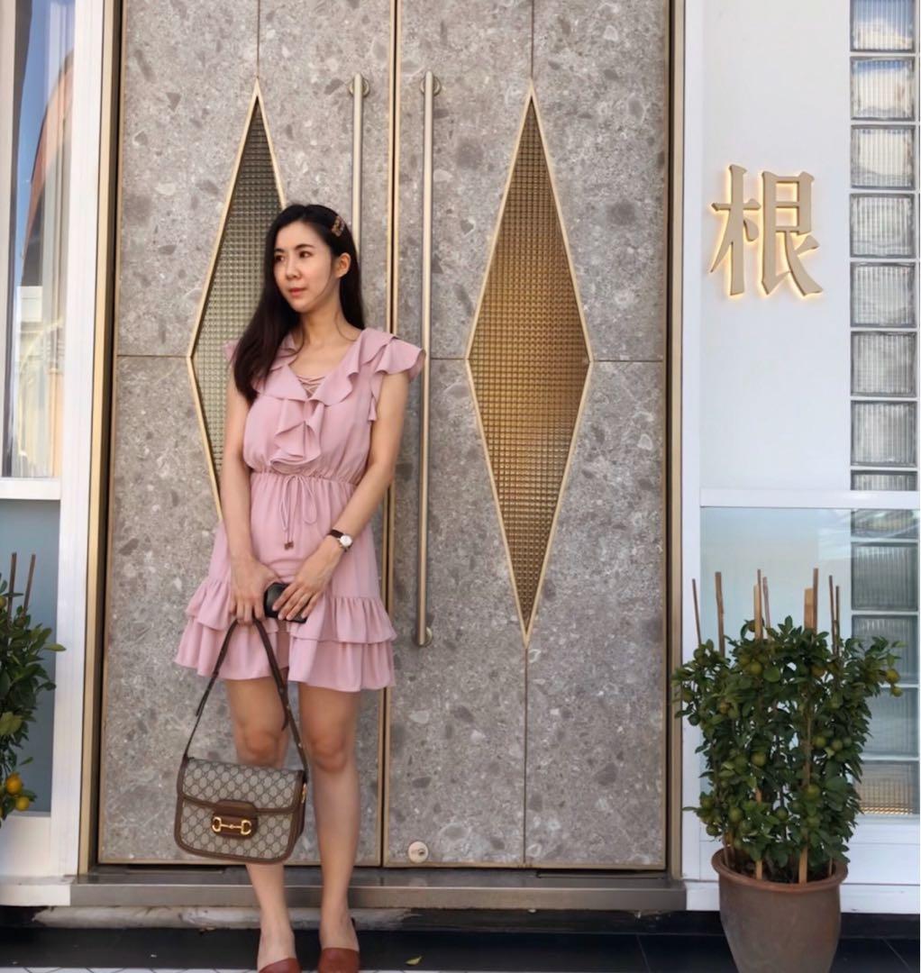 Australia Chancery Pink Pleated Dress