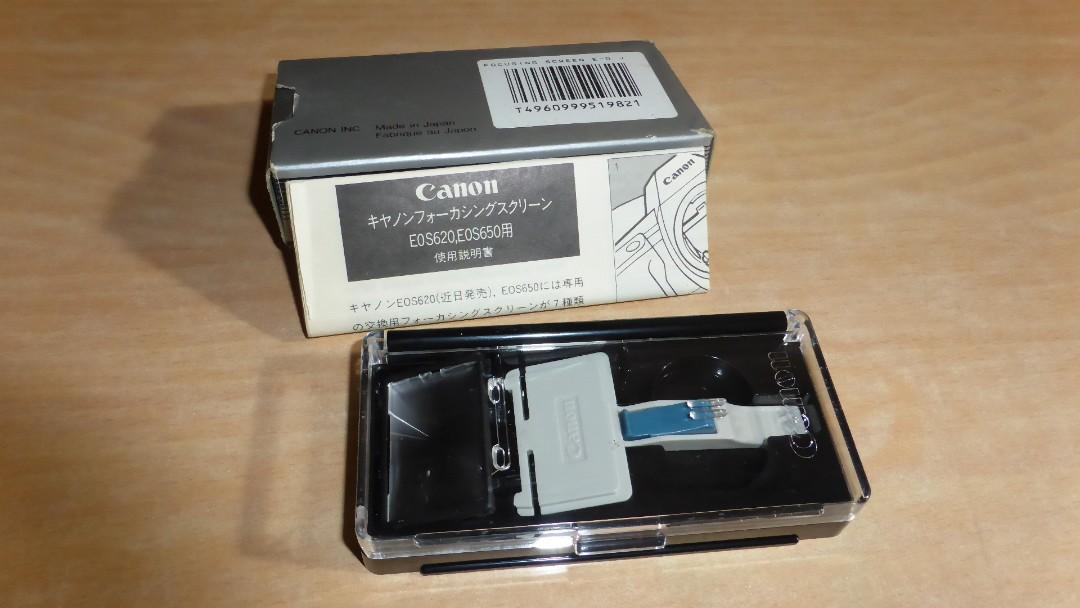 Canon EOS focusing screen made in Japan (Category: Video Cameras) located in Paranaque City. Submitted by kutoi.ancheta (Listing ID 286284606, Image 2). Description: Canon EOS focusing screen made in Japan ☝️Purpose: replacement part for Canon EOS Film SLR Camera 📸📸📸.... ☝️Compatibility is your responsibility!!!! ☝️Includes: ✅original box and manual ✅hard case ✅positioning tool condition: ☝️as is only! ☝️not tested! ☝️included if there are hid