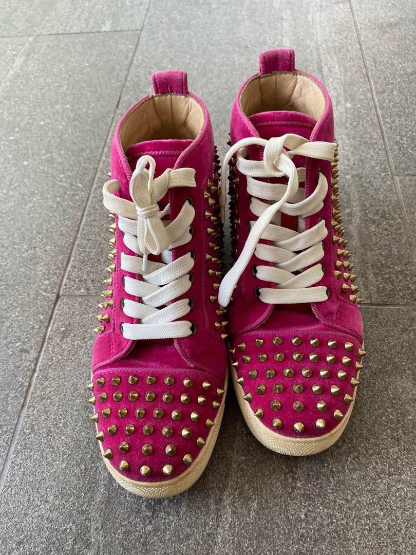 louboutin high sneakers