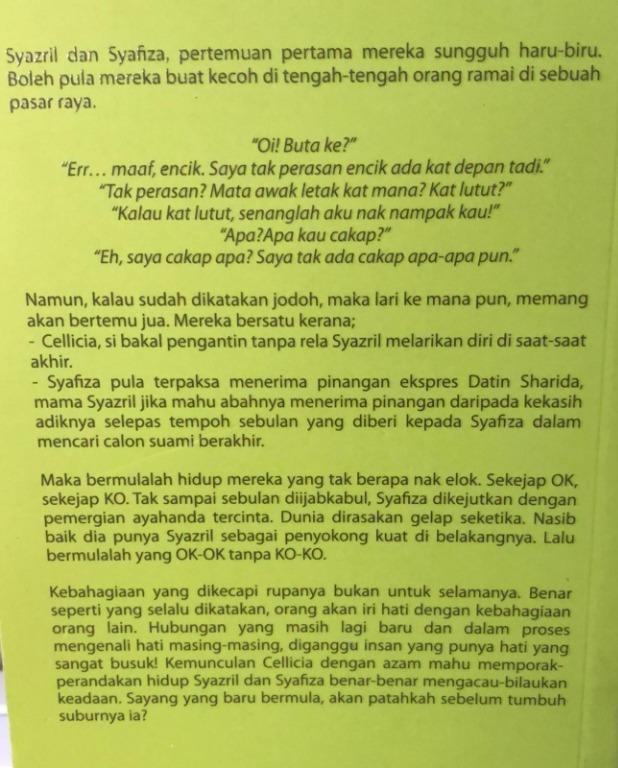 C68 Malay Novels Hobbies Toys Books Magazines Fiction Non Fiction On Carousell