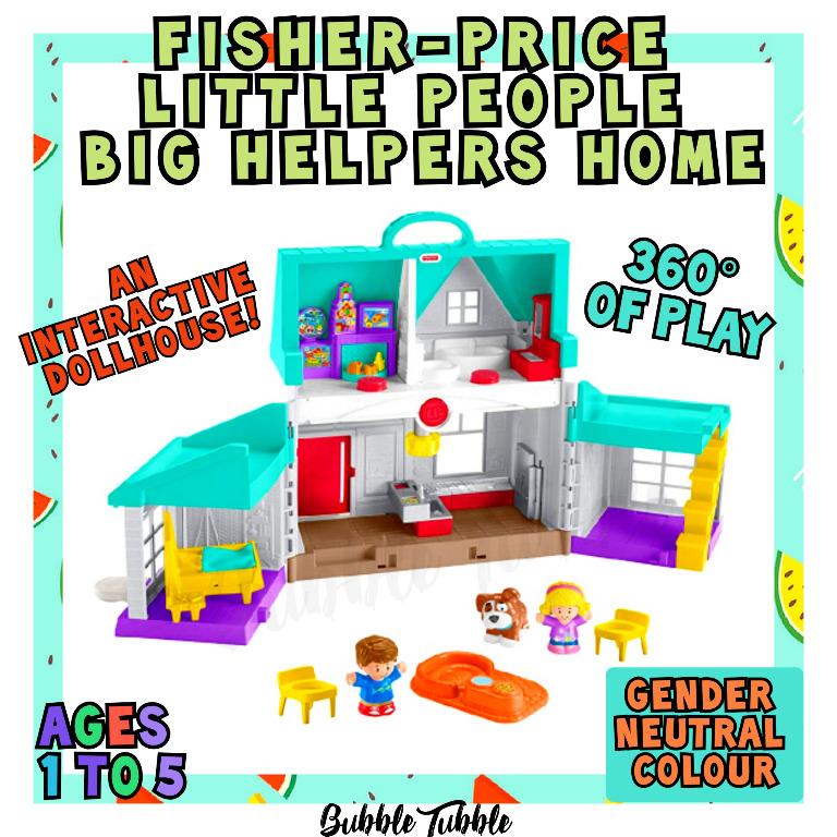 Little People Big Helpers Home Blue FisherPrice Teal Frustration Kids Play House 
