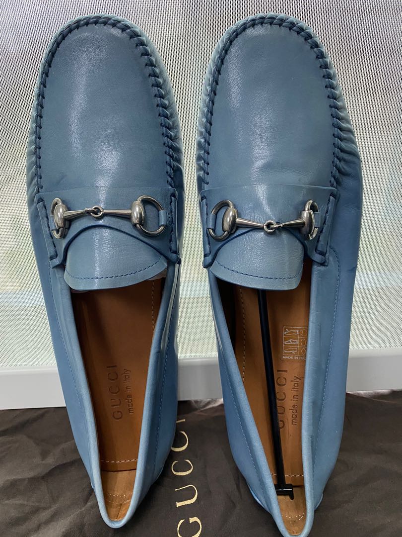 Gucci Authentic Kangaroo Loafers Blue Gucci Size 11 Men s