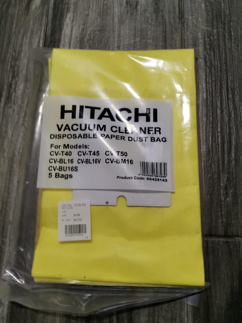 Hitachi vacuum cleaner disposable paper dust bag, TV & Home Appliances