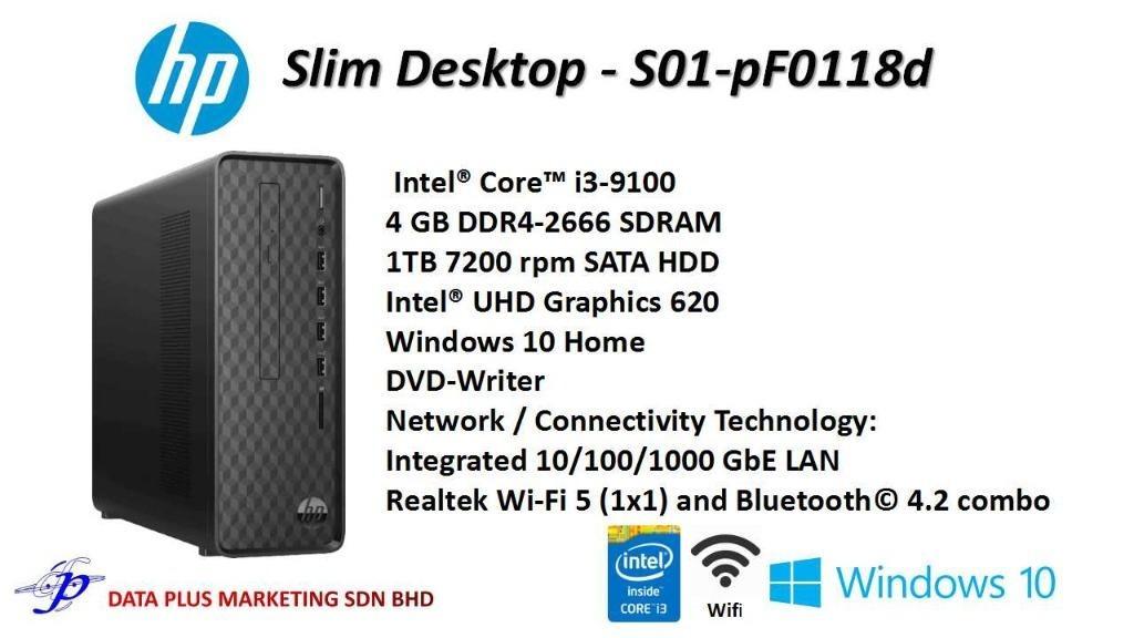 Hp Slim Desktop S01pF0118d, Computers & Tech, Desktops on Carousell