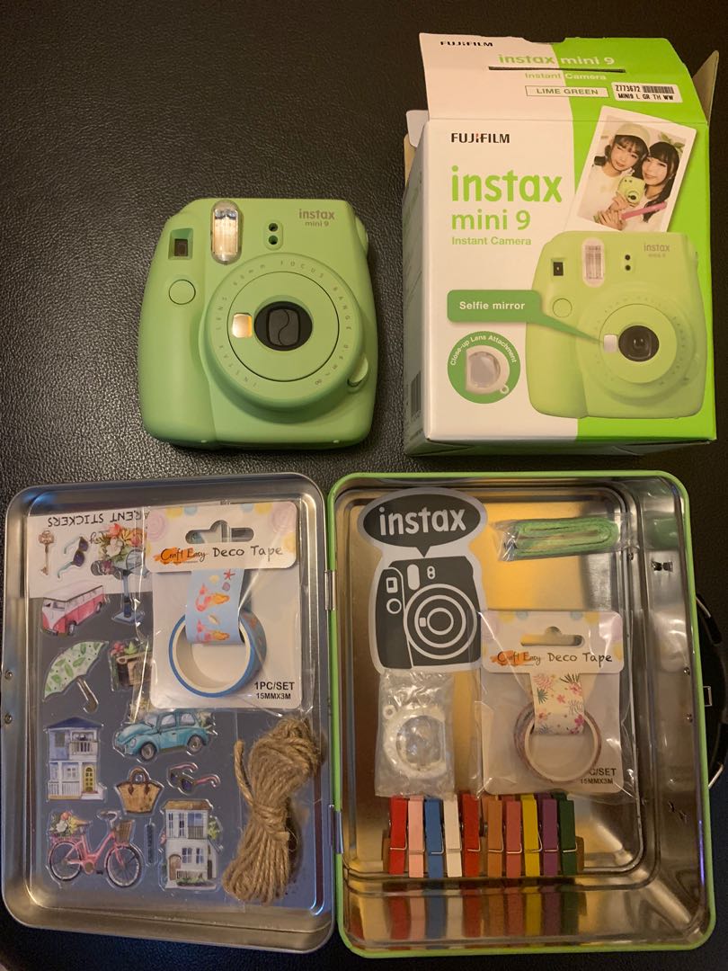 INSTAX MINI 9 CRAFT KIT IN LIME GREEN