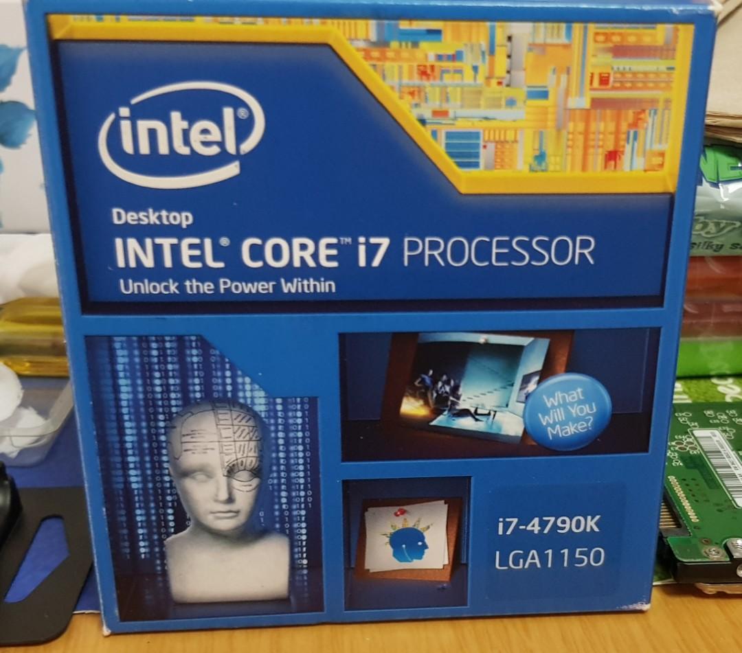 Intel i7 4790K processor, Computers & Tech, Parts & Accessories ...