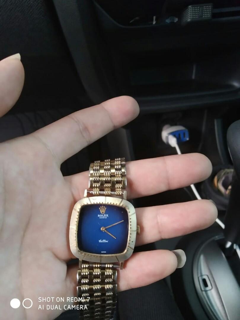 rolex cellini blue face
