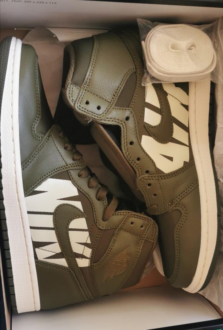jordan 1 retro high olive canvas