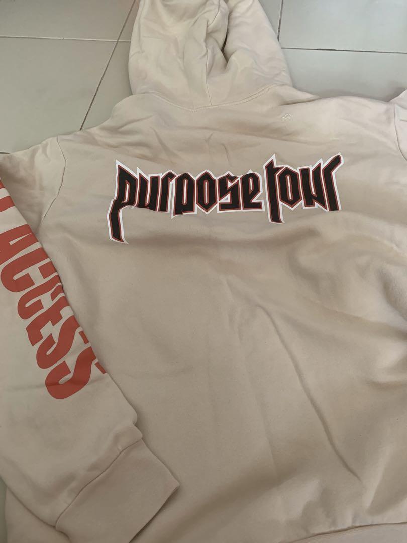 Purpose tour hoodie white sale