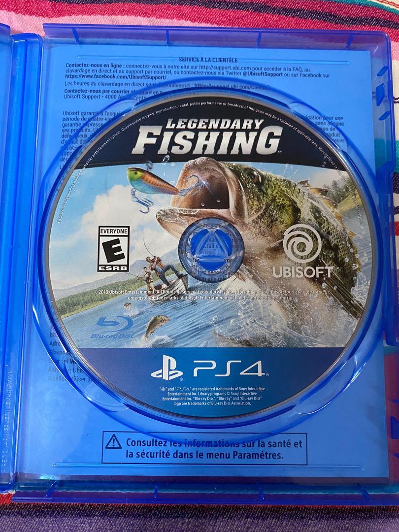 Legendary Fishing PS4 Game Playstation 4 PS 4, Video Gaming, Video Games,  PlayStation on Carousell