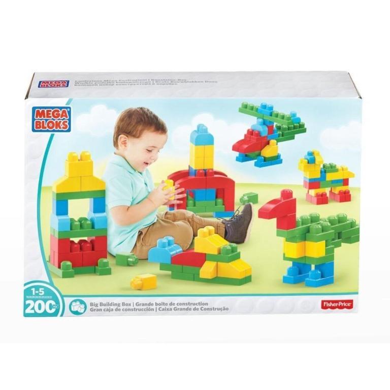 SALE MEGA BLOKS First Builders 200 Pcs Big Building Box