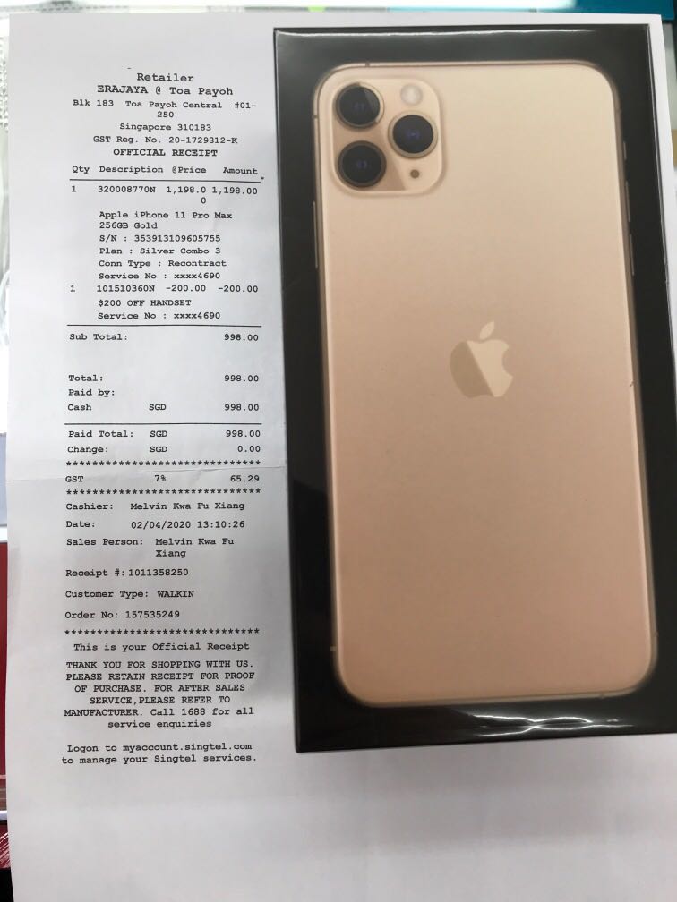 New Iphone 11 Pro Max 256gb Mobile Phones Tablets Iphone Iphone 11 Series On Carousell