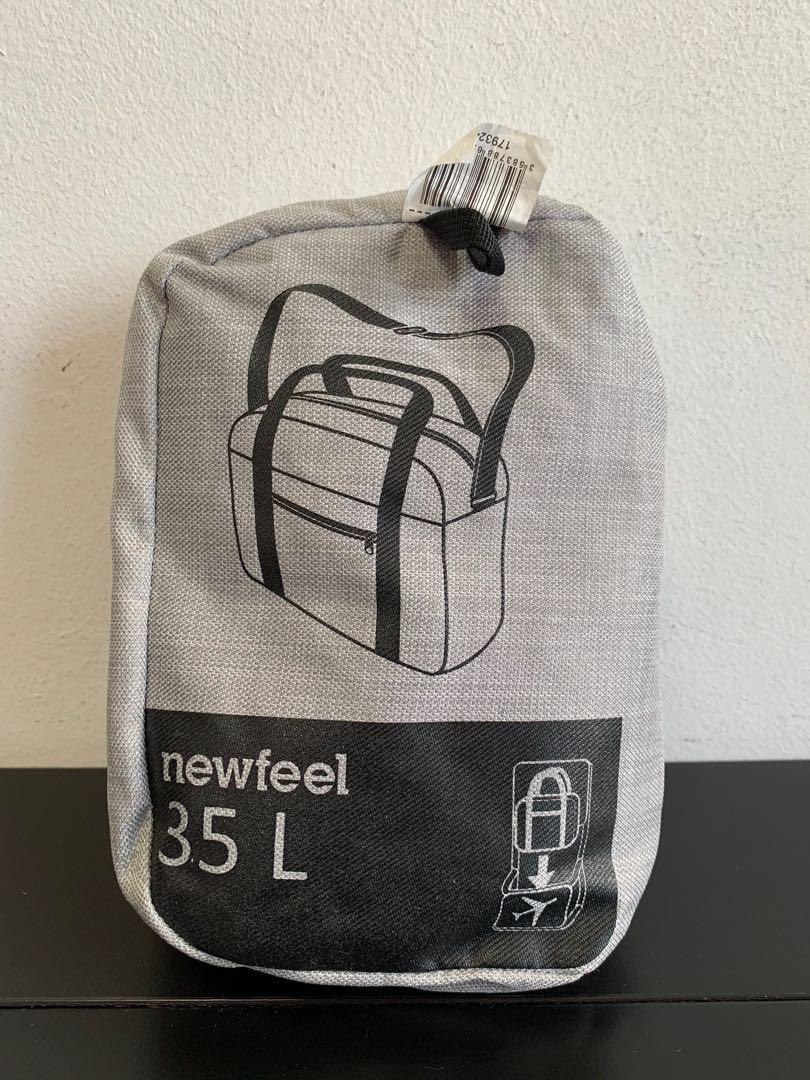 Newfeel Grey Foldable Duffel Bag 35L