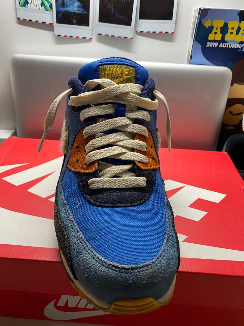 Air max 90 premium se game store royal  and  light cream