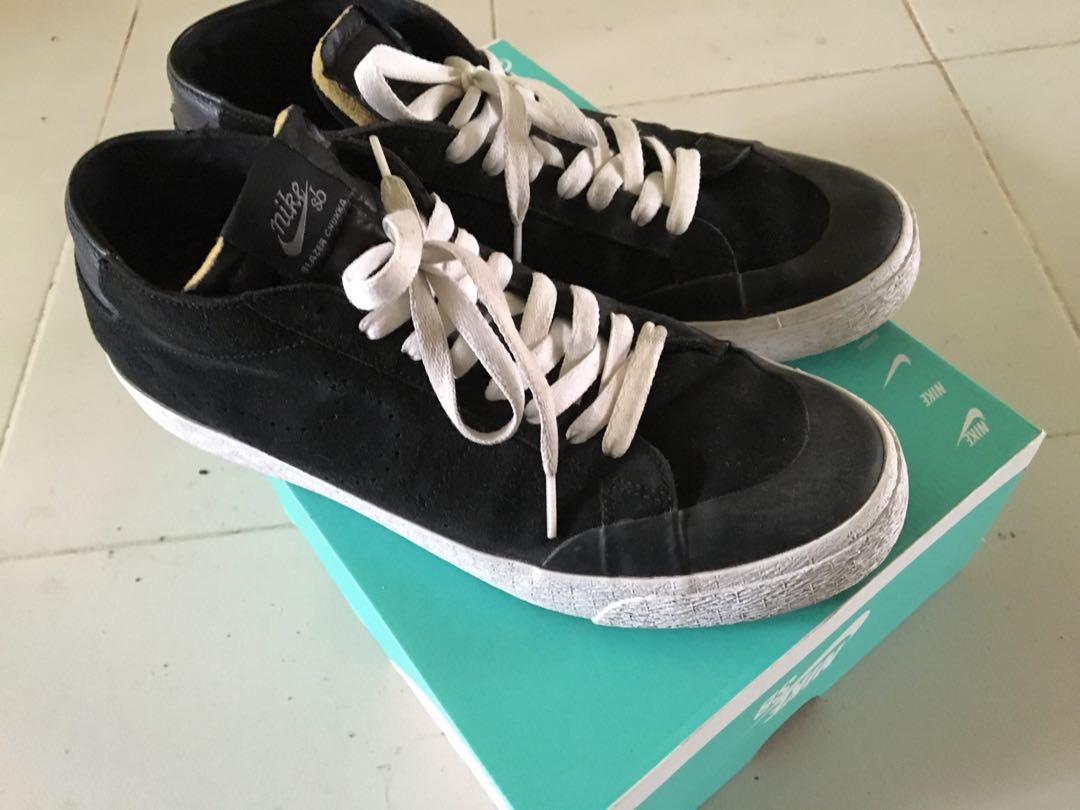 Nike sb zoom blazer chukka men's skate shoe hot sale