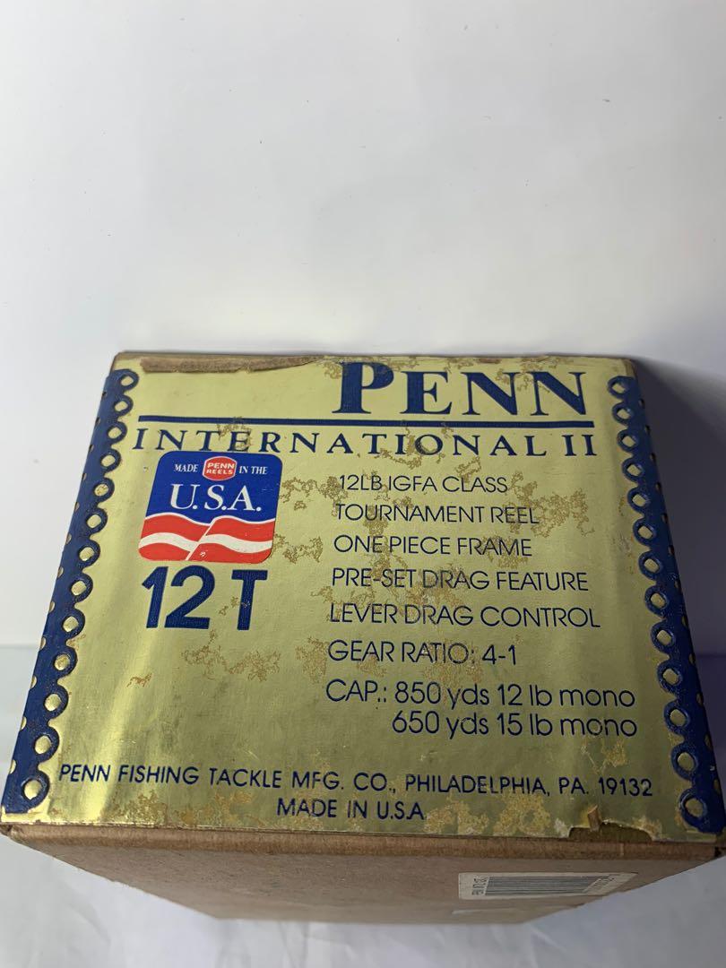 SALE) Penn 12T International II Reel & Penn Tuna Stick Boat Rod., Sports  Equipment, Fishing on Carousell