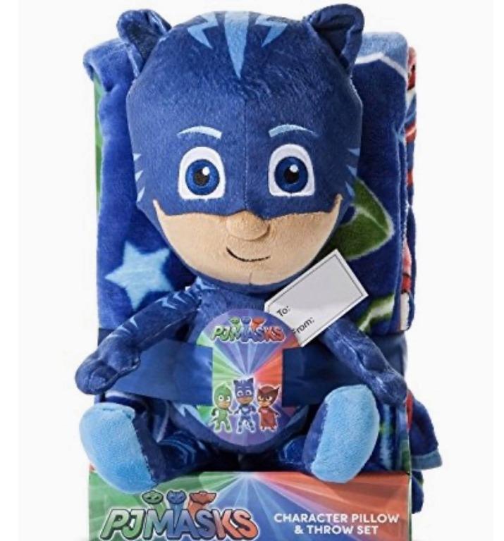 Pj Masks Character Pillow and Throw Set, Babies & Kids, Bathing