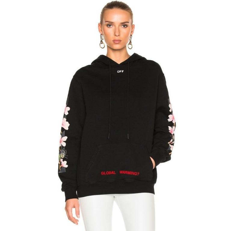 Off white cherry hoodie discount