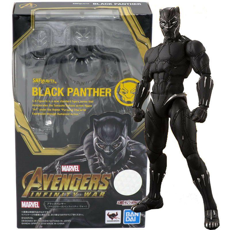 Avengers Infinity War Black Panther S.H.Figuarts Action Figure 