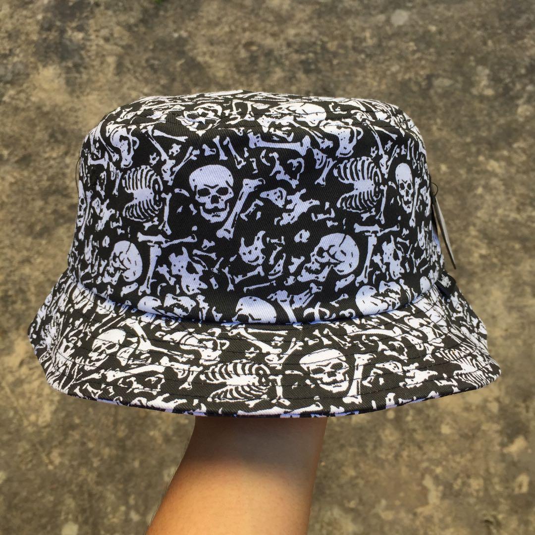 Stussy bones best sale bucket hat