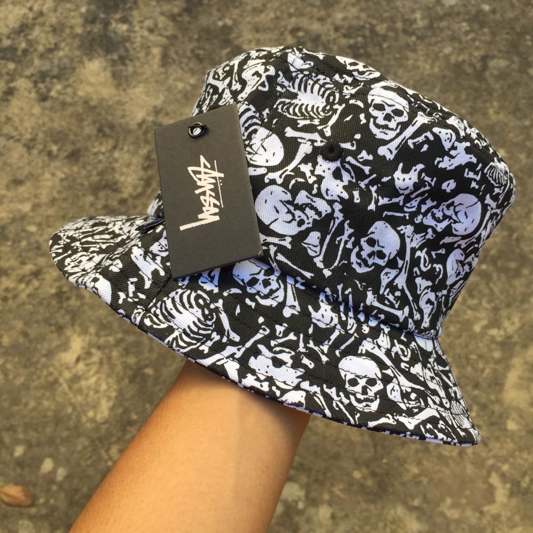 Stussy bones hotsell bucket hat