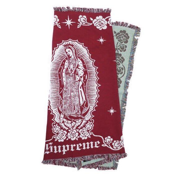 Supreme Virgin Mary Blanket Red