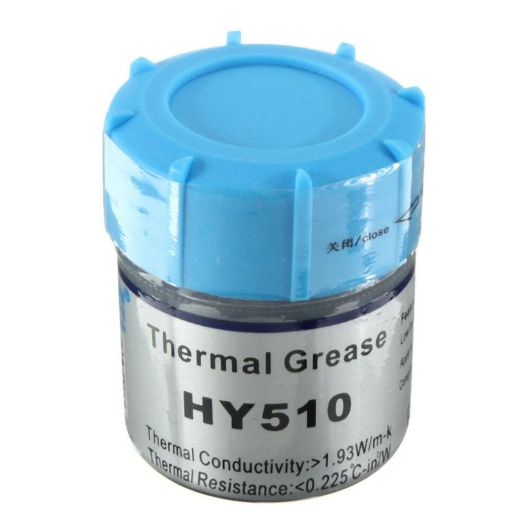 Thermal Paste HY510 20g, Grey Silicon Silicone Compound, for CPU/GPU Chipset Cooling (Category: Computer Parts) located in Quezon City. Submitted by besteinpc (Listing ID 286277730, Image 2). Description: Thermal Paste HY510 20g, Grey Silicon Silicone Compound, for CPU/GPU Chipset Cooling 👉100% high quality 👉100% tested and working great 👉Low thermal resistance 👉High thermal conductivity 👉Apply to CPU, VGA, LED Chipset and other PC Component
