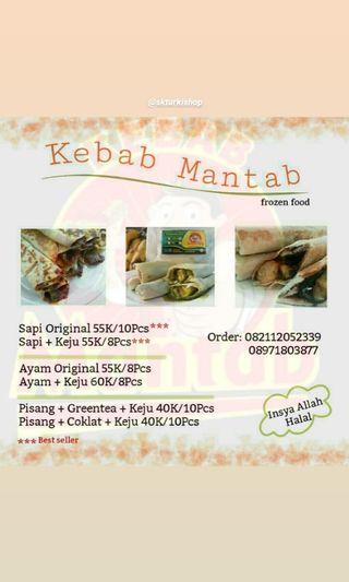 #SalingBerbagi Frozen food KEBAB MANTAB isi 10pcs