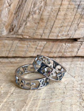 Ring band size 7, 8 surgical titanium steel Lv designer Louis Vuitton
