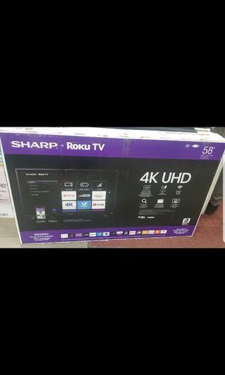 58 Sharp Roku 4K Smart TV