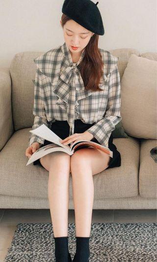 Ohkoreabeauty 薄格仔上衣