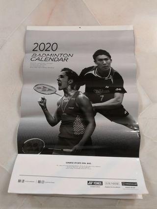 Yonex Sunrise 2020 Calendar