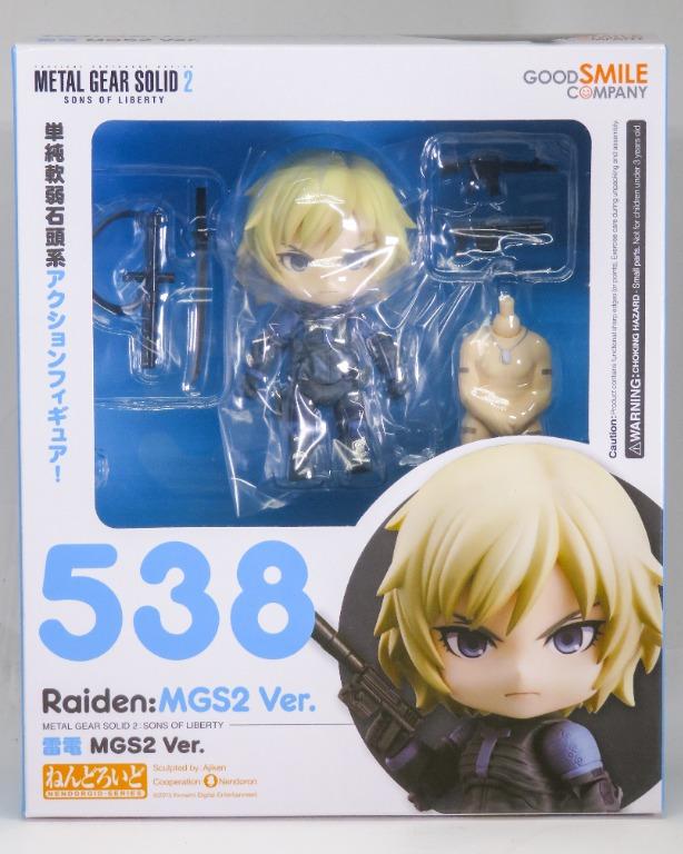 全新日版nendoroid 538 Raiden Msg2 Ver Metal Gear Solid 2 黏土人潛龍諜影2 雷電 玩具 遊戲類 玩具 Carousell