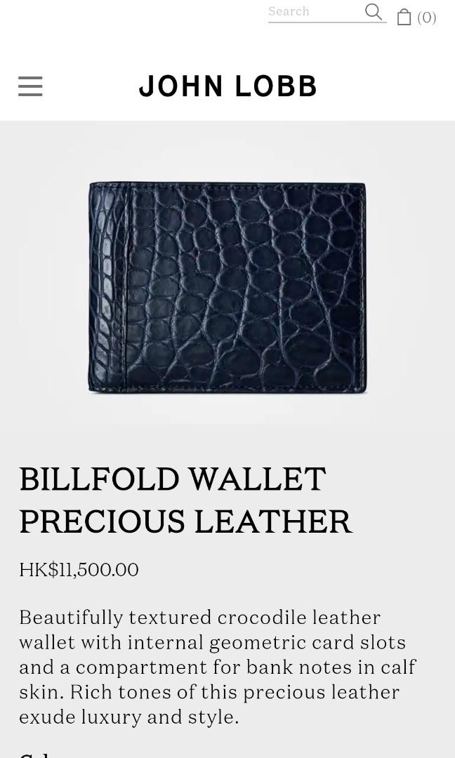 John Lobb, Billfold wallet precious leather