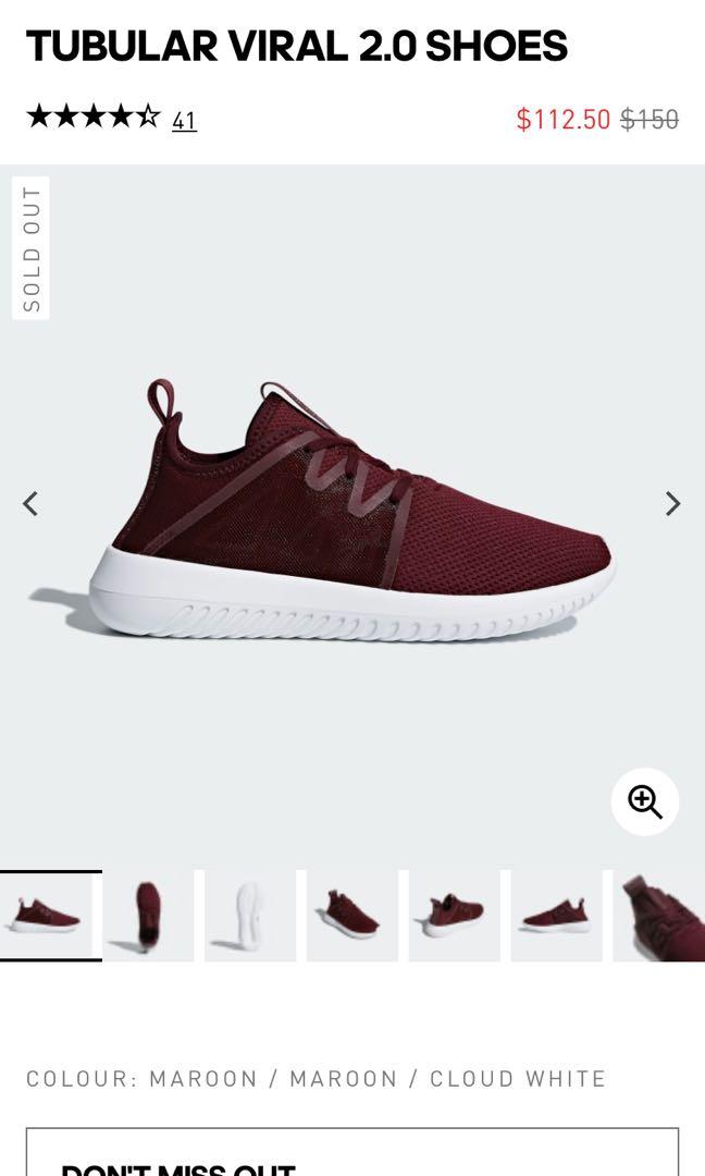 Adidas tubular new arrivals viral 2 maroon