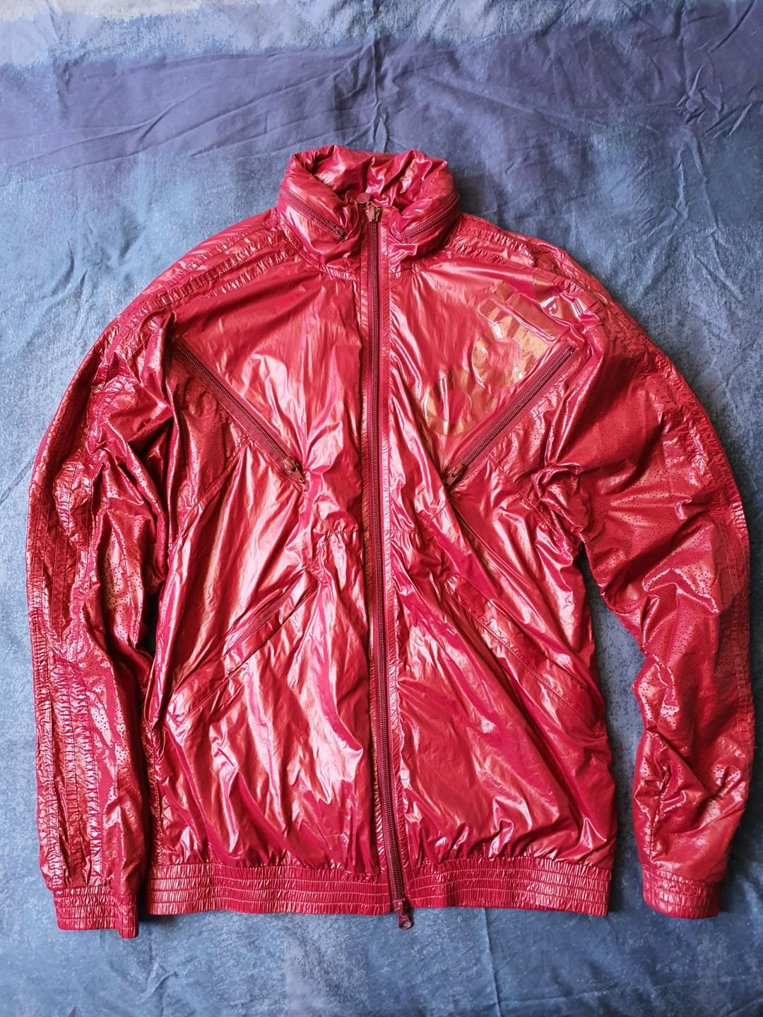 red adidas waterproof jacket