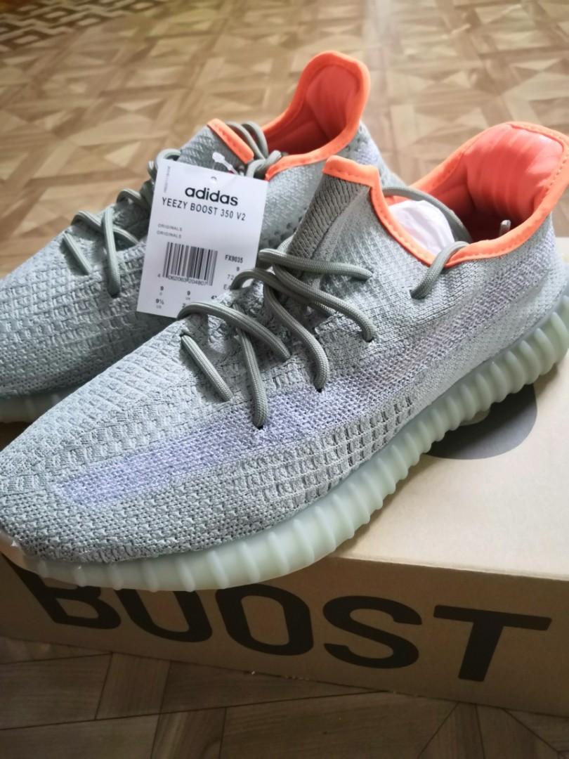 Adidas yeezy boost V2 Desert Sage UK 9 USA9.5 Men s Fashion