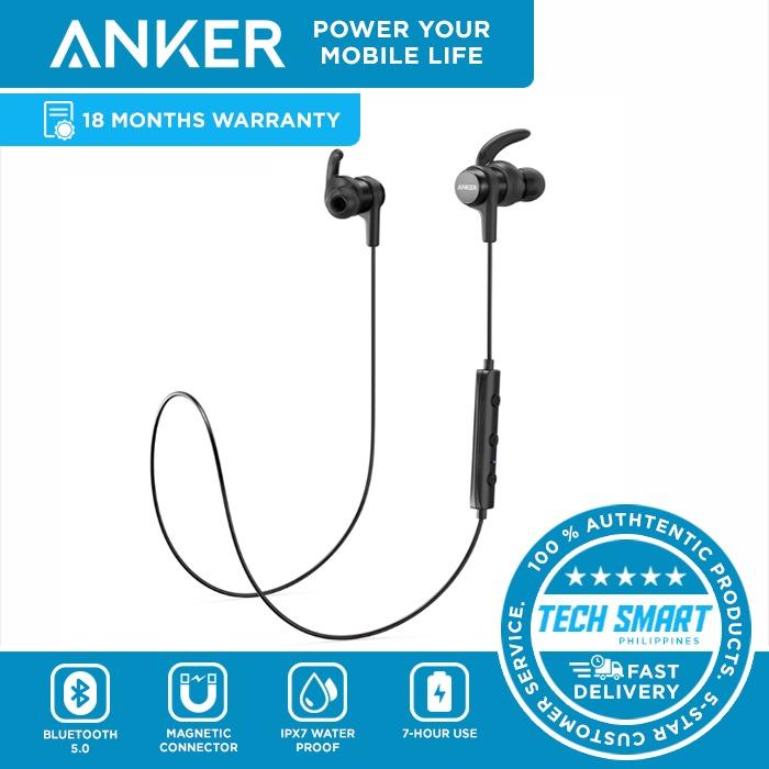 Anker SoundBuds Flow Bluetooth Headphones In Ear headphones with