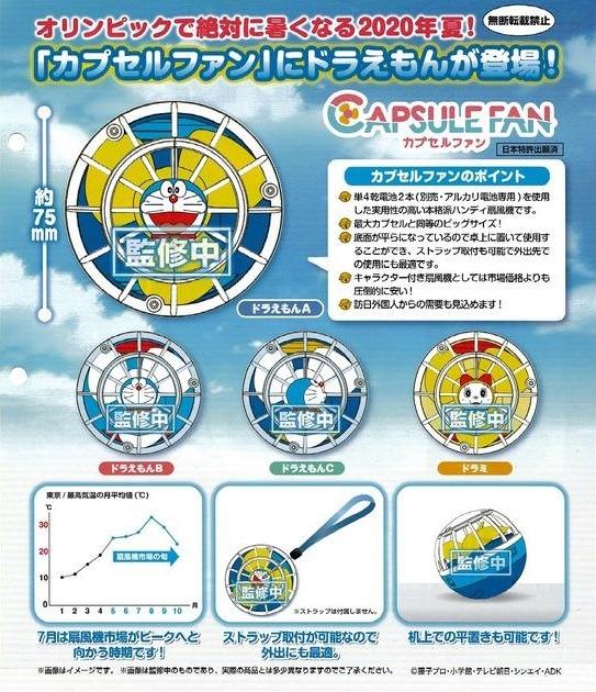 Aug Gacha Po Doraemon Capsule Fan ドラえもん 4pcs Set Hobbies Toys Toys Games On Carousell