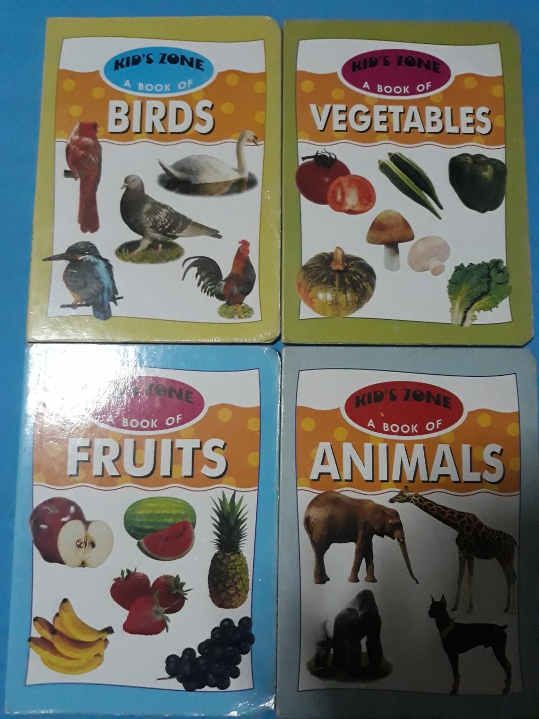 Birds,Vegetables,Fruit and Animal Book, Hobbies & Toys, Books & Magazines,  Children's Books on Carousell