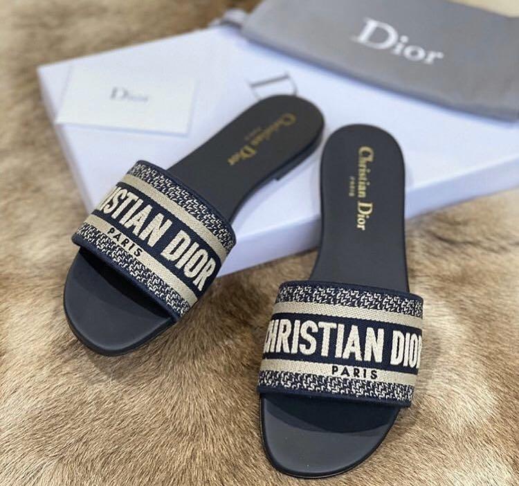 Christian Dior Dway Sandals Mule Blue Womens All Sizes PRE ORDER ...