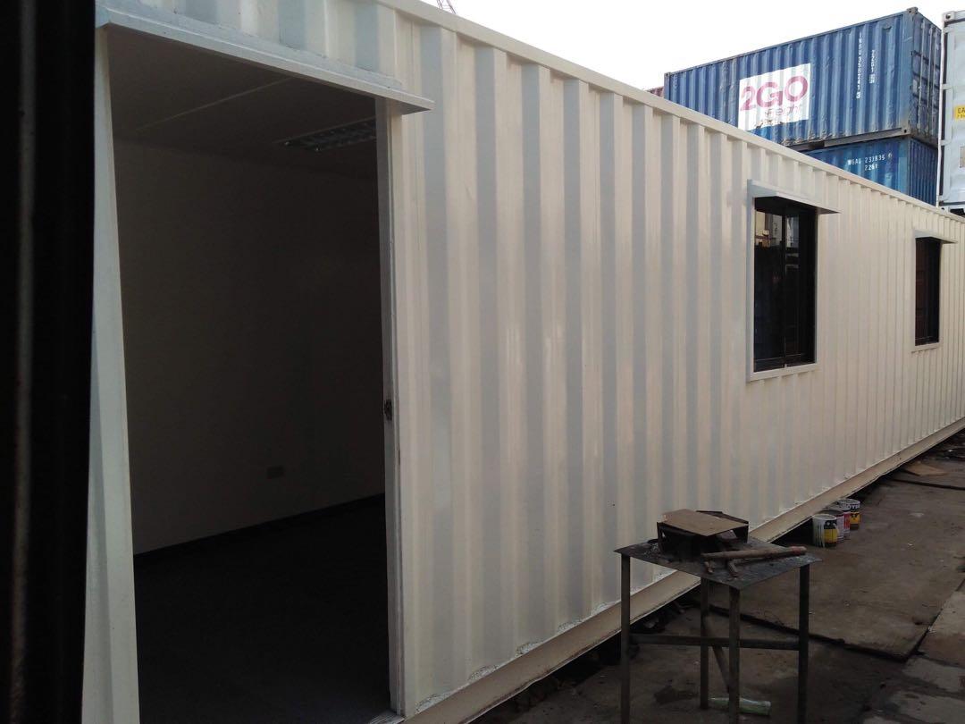 Container House (Category: Storage Boxes & Baskets) located in Manila. Submitted by franciscojof (Listing ID 286437009, Image 1). Description: House / Office Van Inclusions: 20 Footer Class B container Windows (H 1.2m x W 1.0m) with awnings Corten Steel door with lever type door knob with awning Insulation and double walls FL light fixtures Electrical Wiring and Main circuit breaker Provisions for AC units Vinyl Tiles Painted interiors and exteri