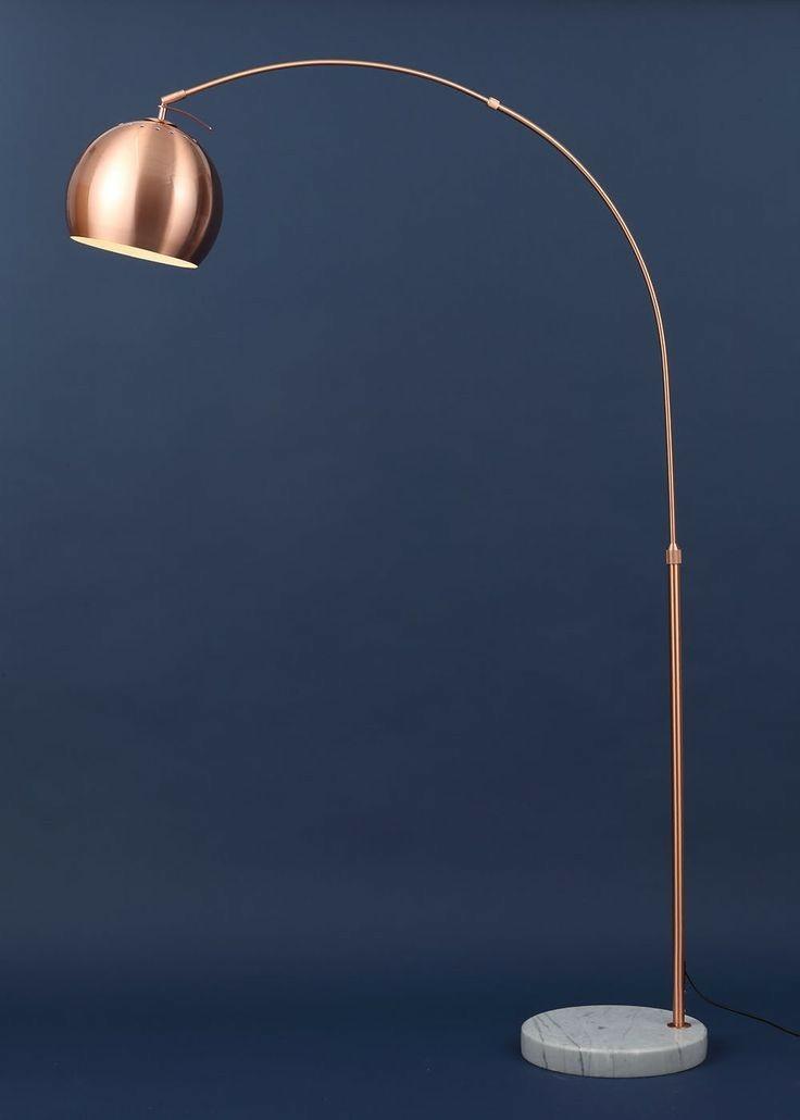 rose gold and grey floor lamp