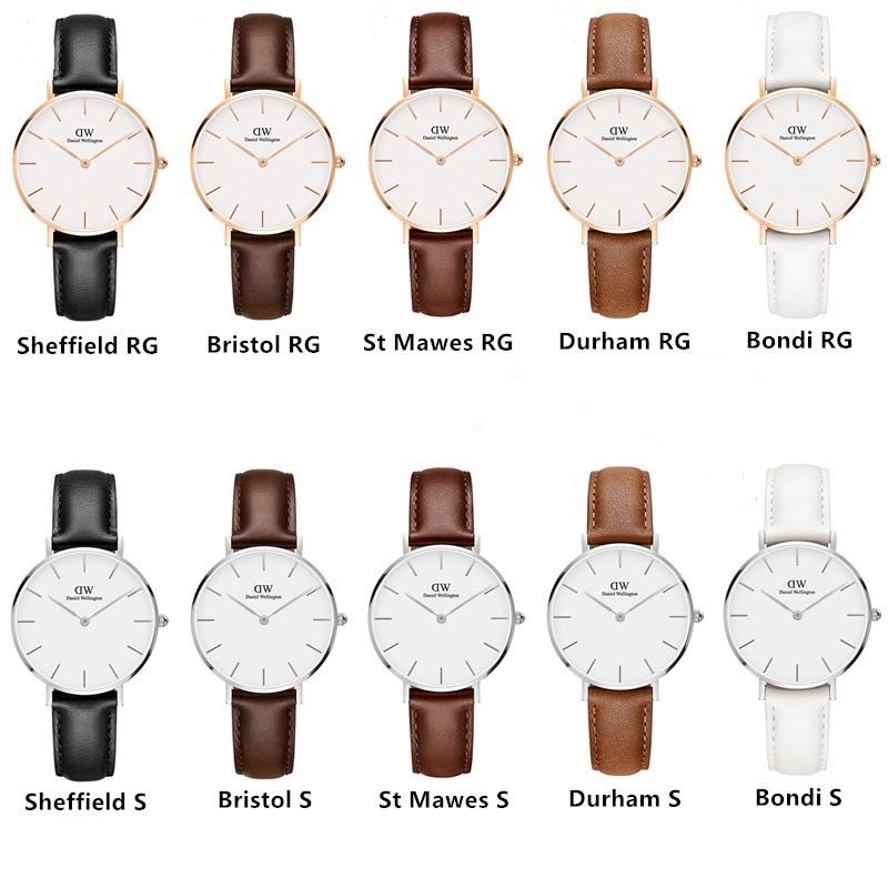 Daniel wellington hotsell watch size guide