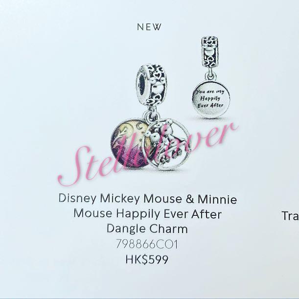 Disney x Pandora, 女裝, 飾物及配件, 寶石、鑽石、水晶- Carousell