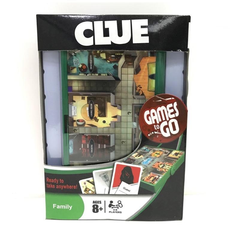 Hasbro Clue Grab and Go Family/kids Board Game A1 for sale online 