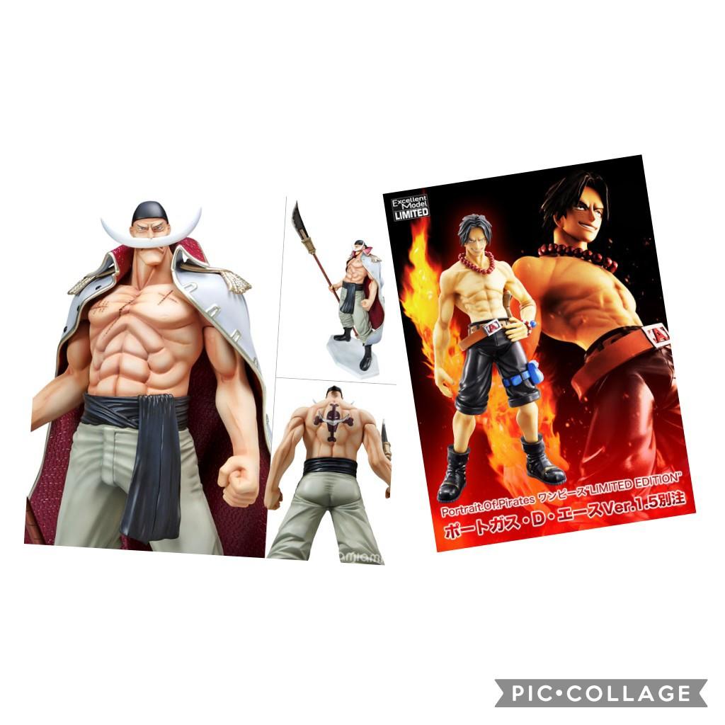 [JAPAN VERSION READY STOCK] MEGAHOUSE POP One Piece Figure Whitebeard & Portgas D Ace (Category: Toy Figures) located in Singapore. Submitted by thecollectorsden (Listing ID 286423636, Image 1). Description: - Ready stock - Both are Japan Version.
