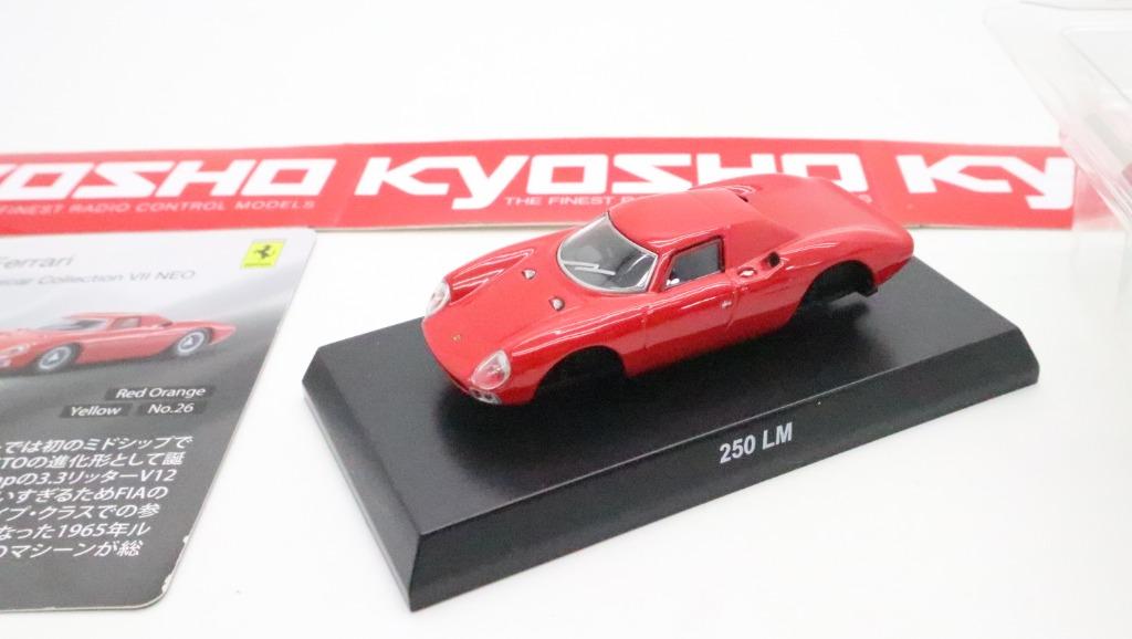 KYOSHO 京商1/64 Ferrari 250 LM 京商意大利法拉利合金模型車RED, 興趣