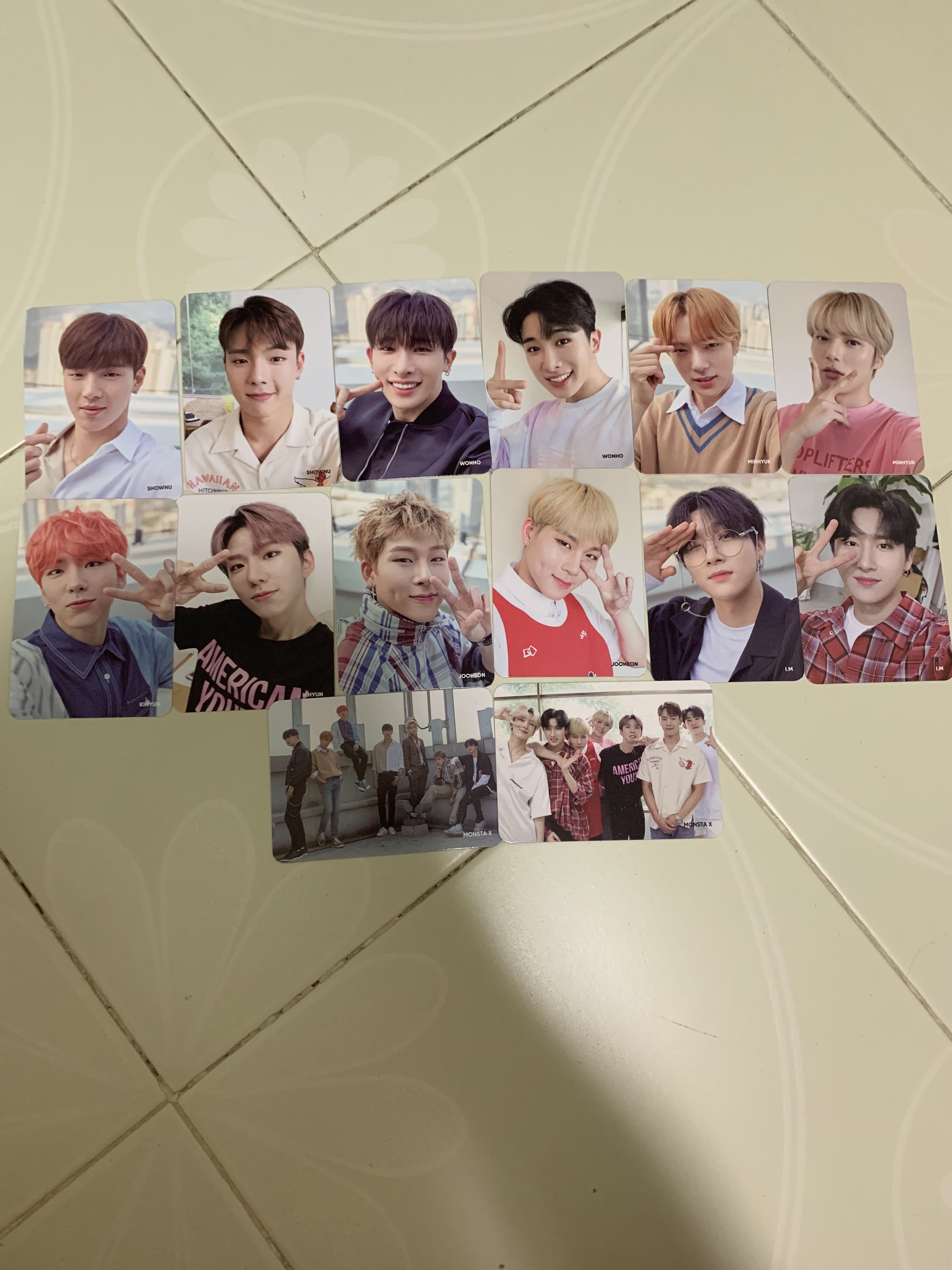 MONSTA X THE CONNECT PHOTO CARD SET B