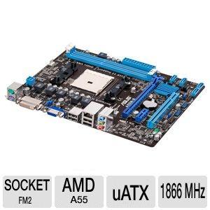 MOTHERBOARD, ASUS A55M-E MICRO ATX SOCKET FM2+ DDR3, Computers & Tech ...